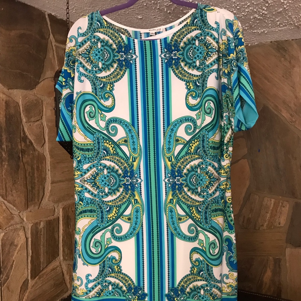 My favorite dress on here! Sz L. Lined CUTE